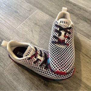 NOBULL Women's Floral Mesh Running Workout Shoes Women's 8.5 Men's 7